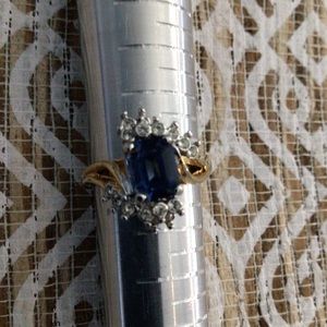 Vintage 18 KT GE ring size 9 1/4